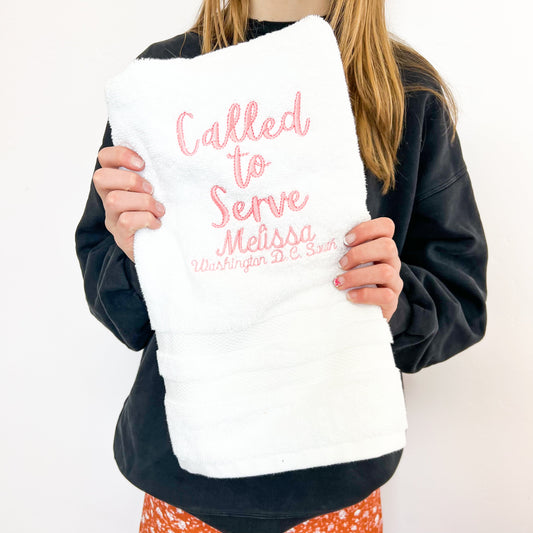Wrap Them in Purpose: The 'Called to Serve' LDS Missionary Towel