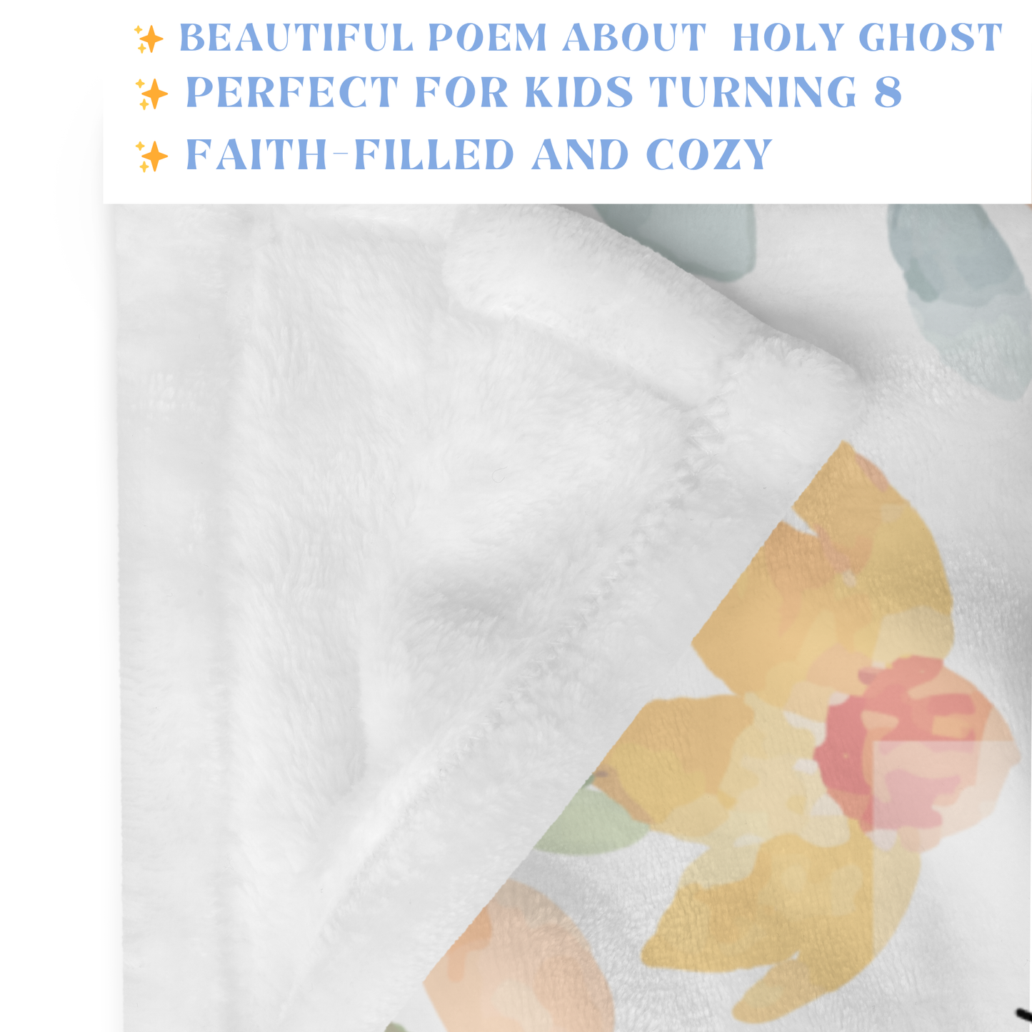 Holy Ghost Baptism Blanket | Floral