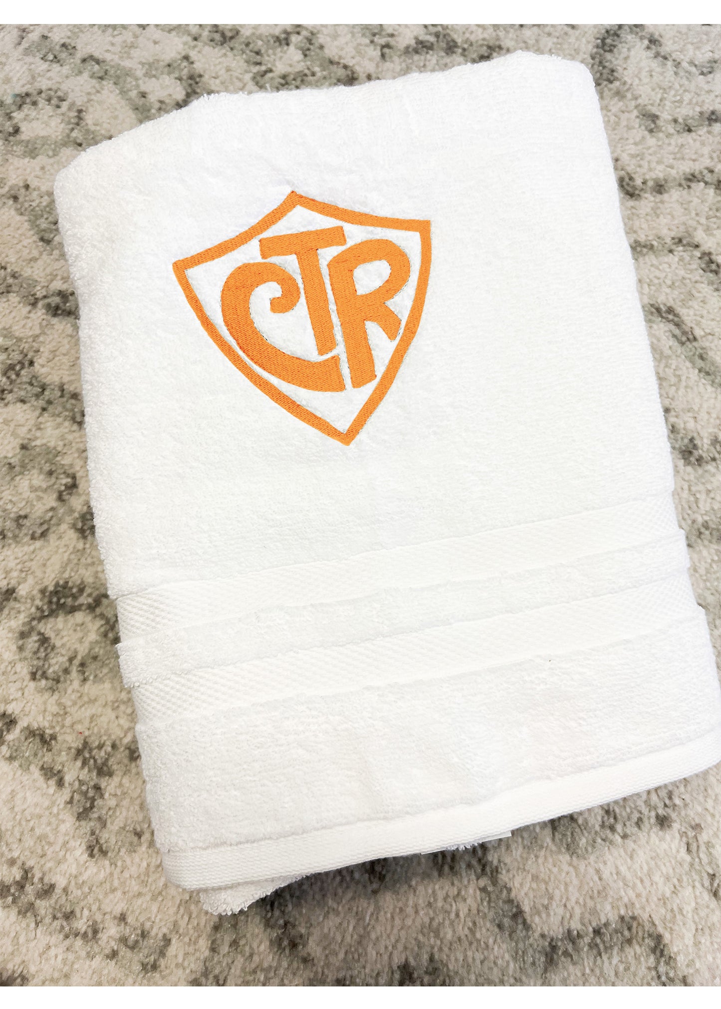 Personalized CTR Baptism Towel