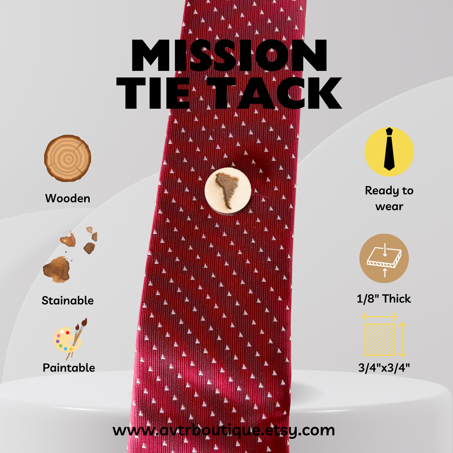 Religious Themed Tie Tacks