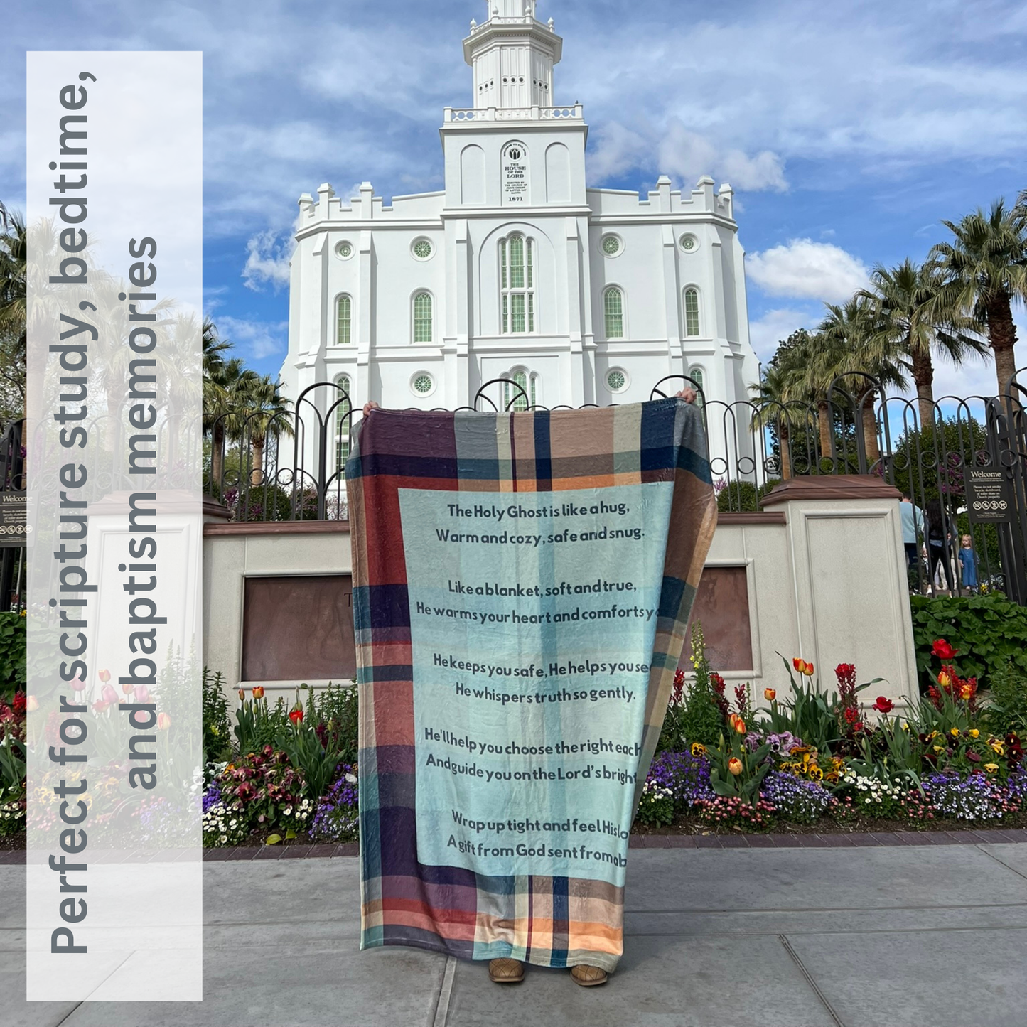 Holy Ghost Baptism Blanket | Moody Plaid
