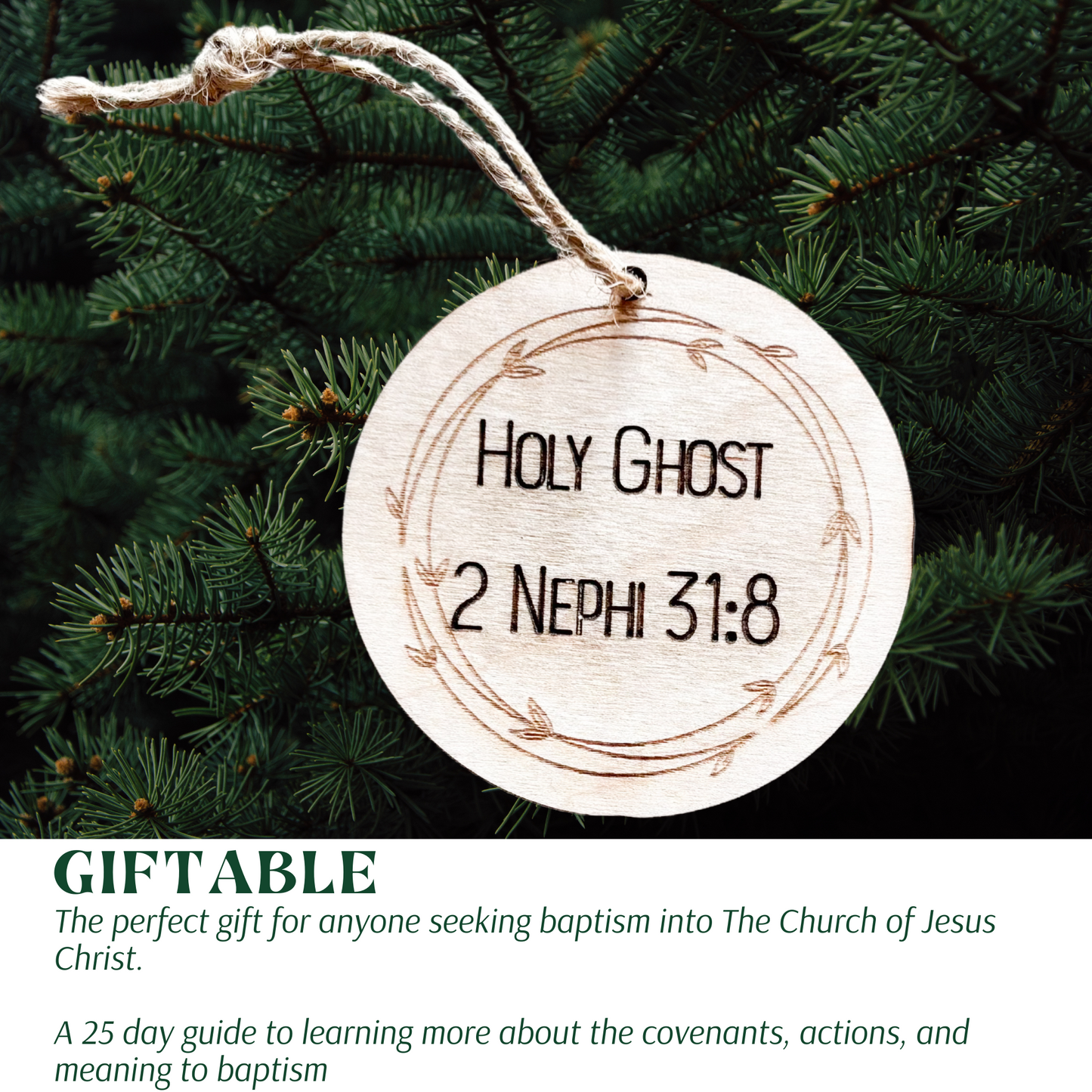 Christ Centered Advent Ornaments