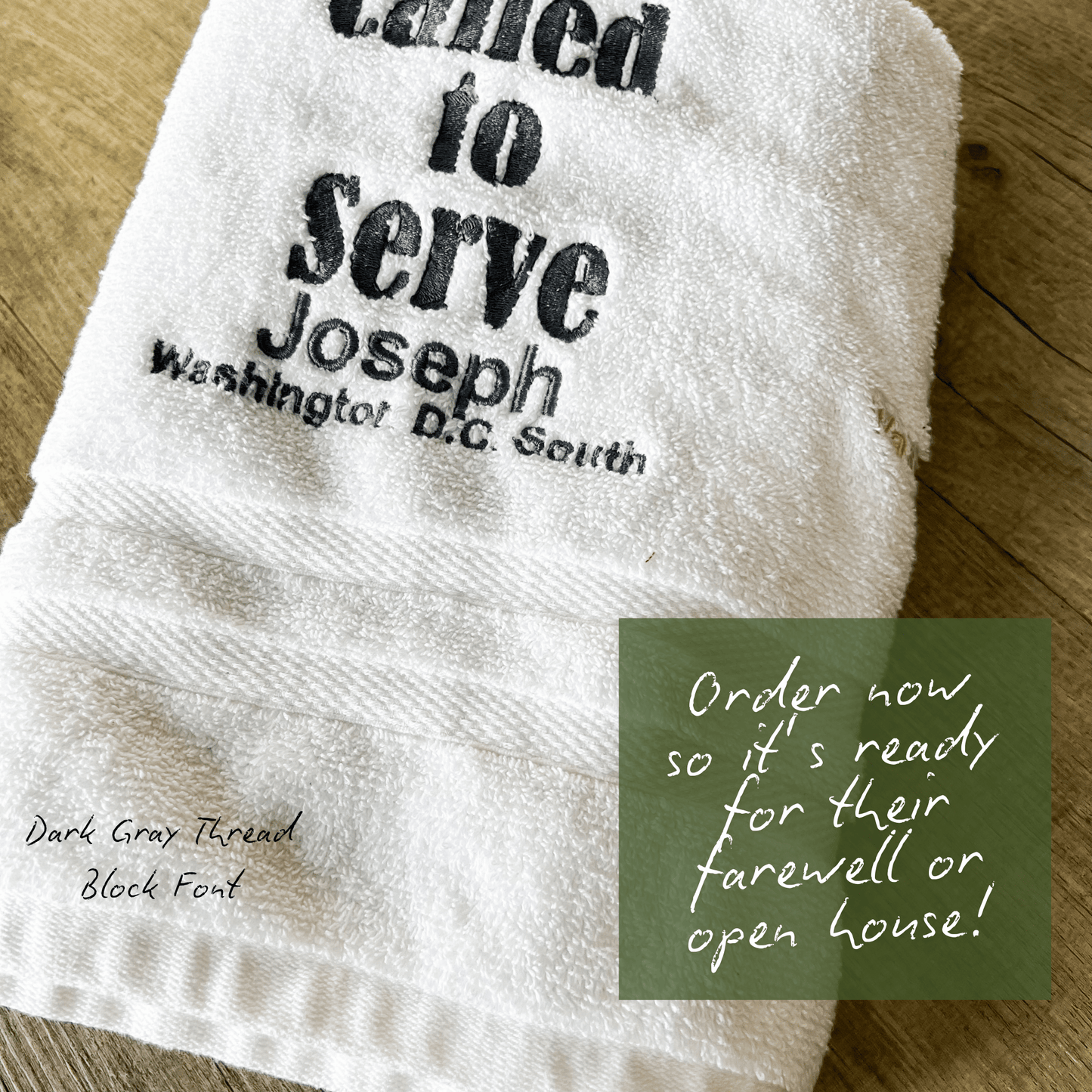 Called to Serve LDS Missionary Towel