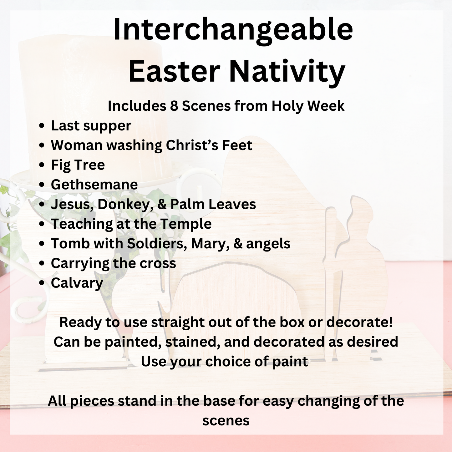 Easter Nativity | Interchangeable