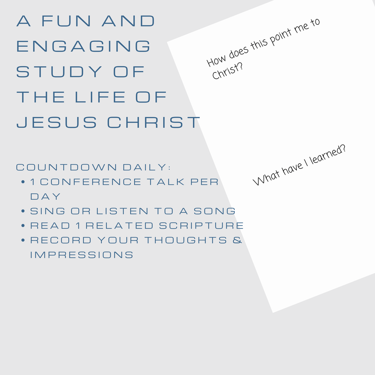 30 Day Build Confidence in Jesus Christ Notebook
