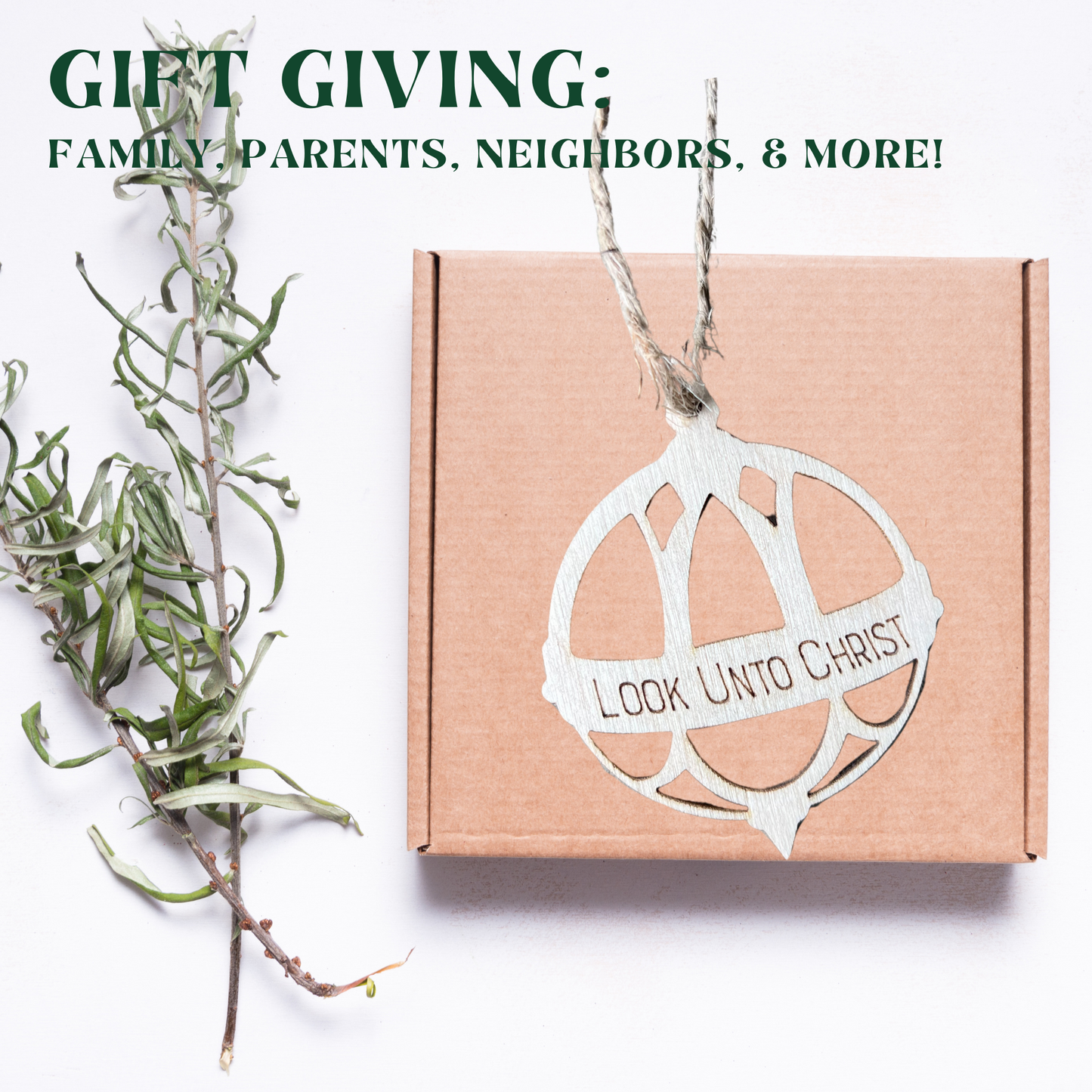 Set of 50 - "Look Unto Christ" Ornaments