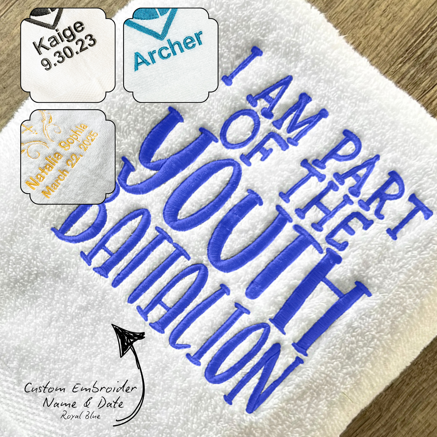 Youth Battalion Embroidered Towel