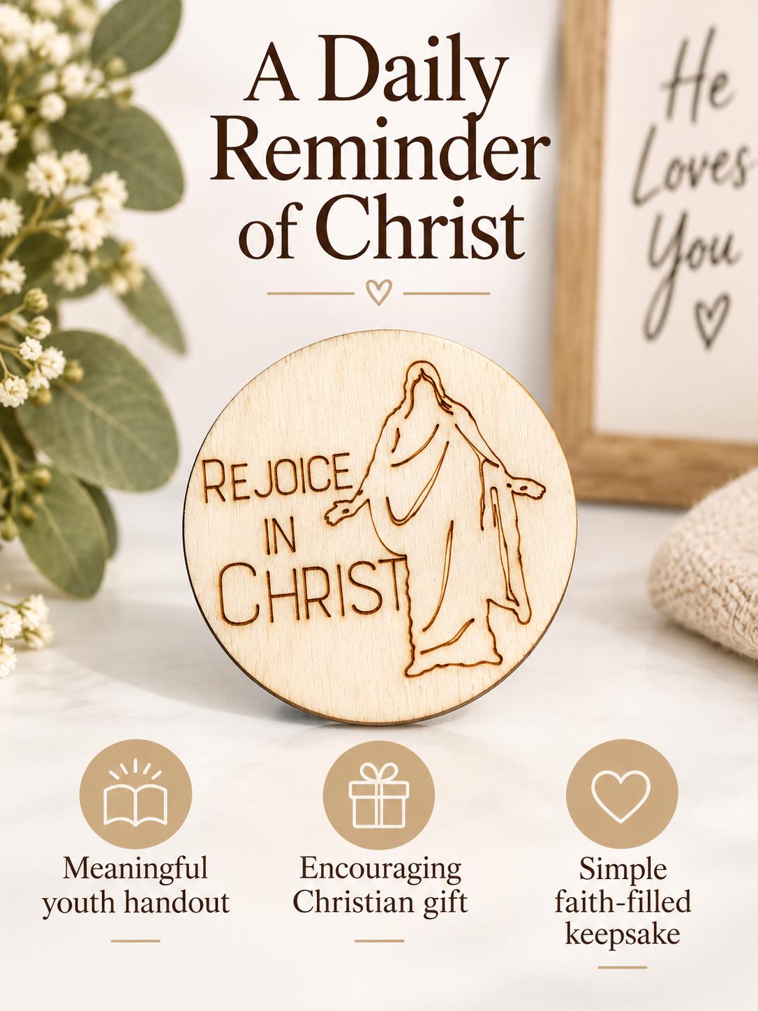 Rejoice in Christ Walking Savior Magnet