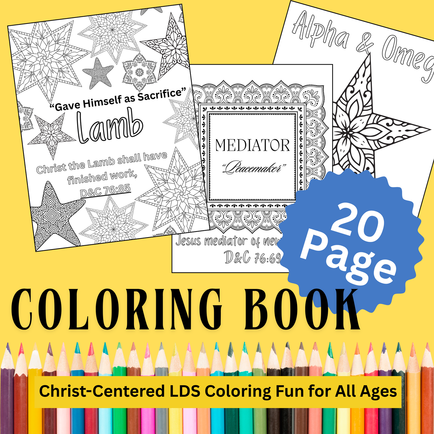Names of Christ Coloring Book | Doctrine & Covenants