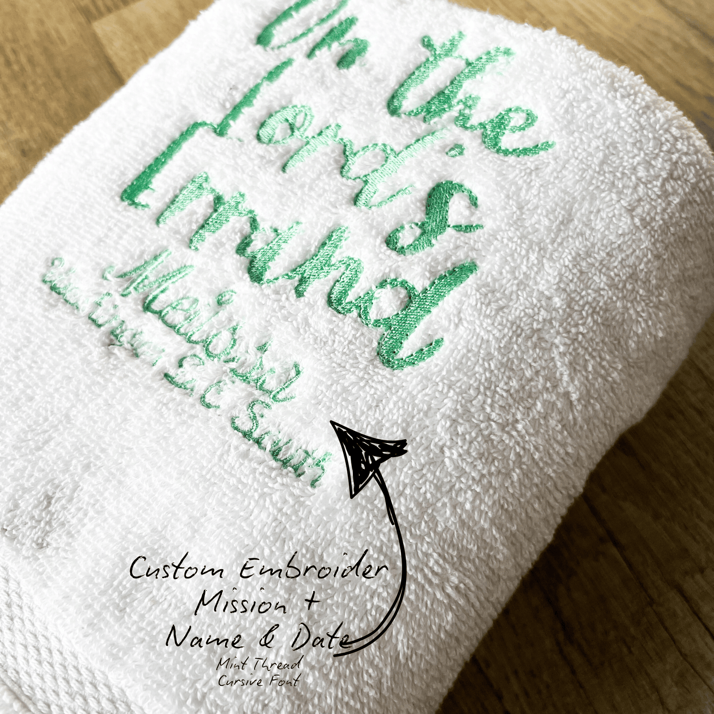 On the Lord's Errand LDS Missionary Towel