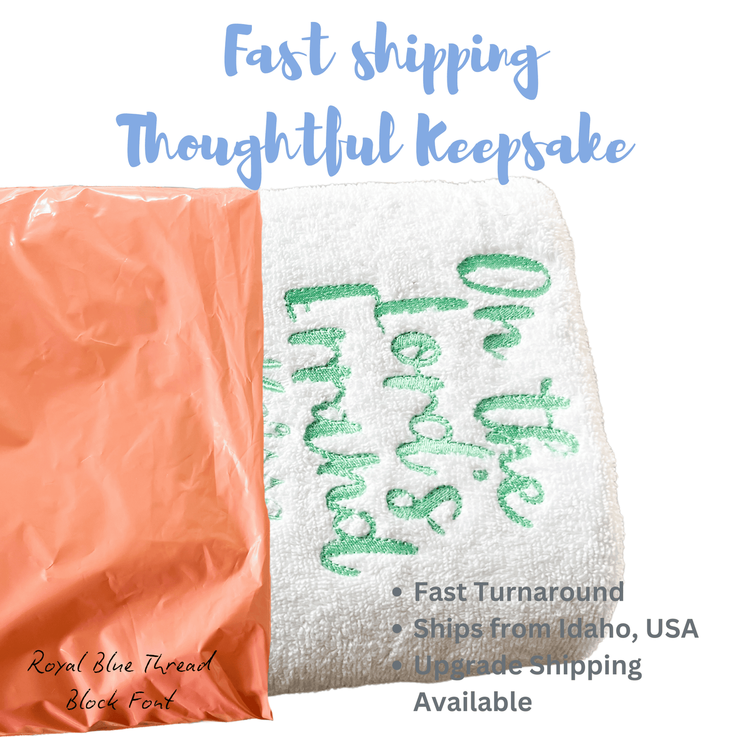 On the Lord's Errand LDS Missionary Towel
