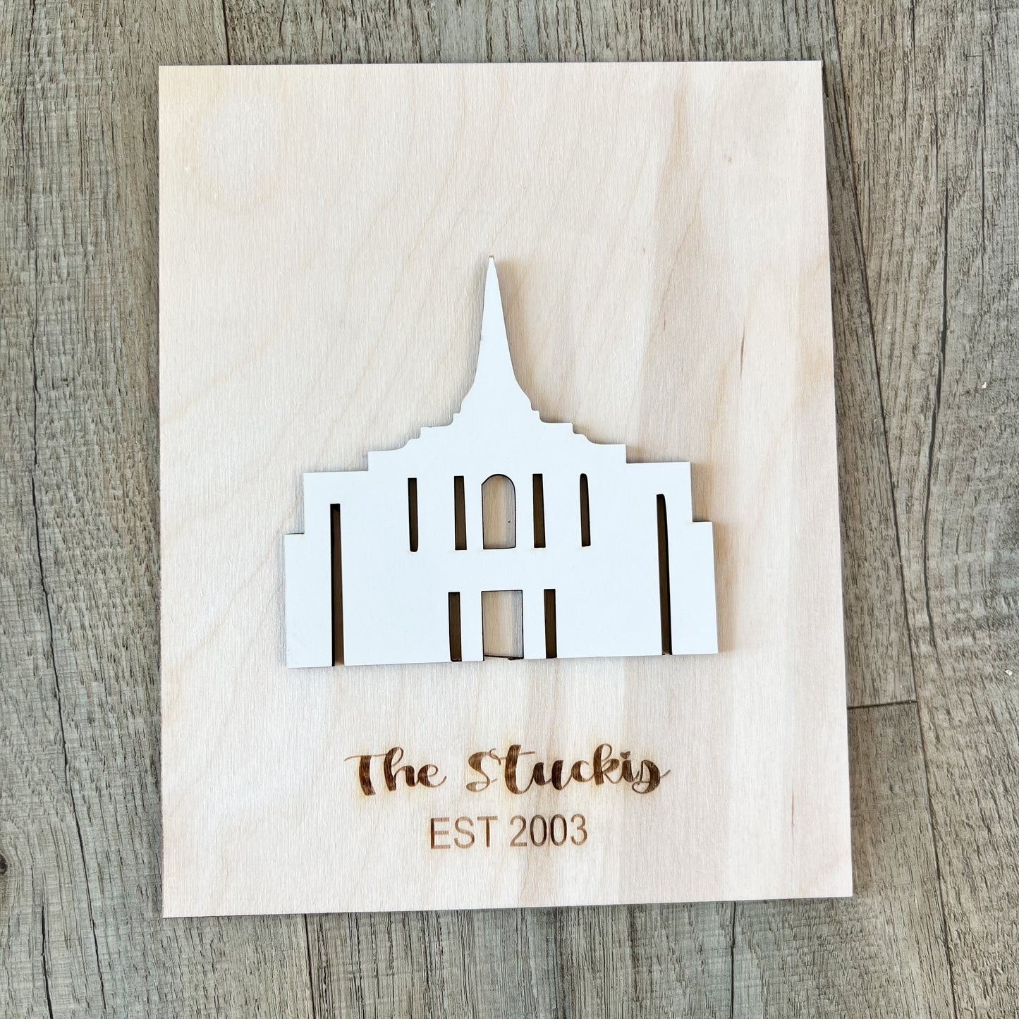 Custom Wedding Temple Sign | Personalized