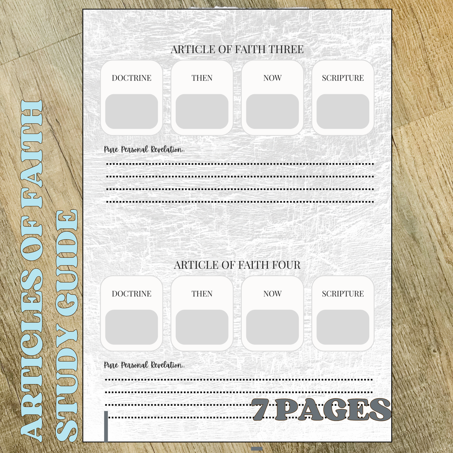 Articles of Faith Study Guide | Printable