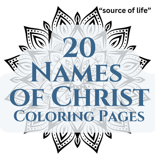 Names of Christ | Coloring Book