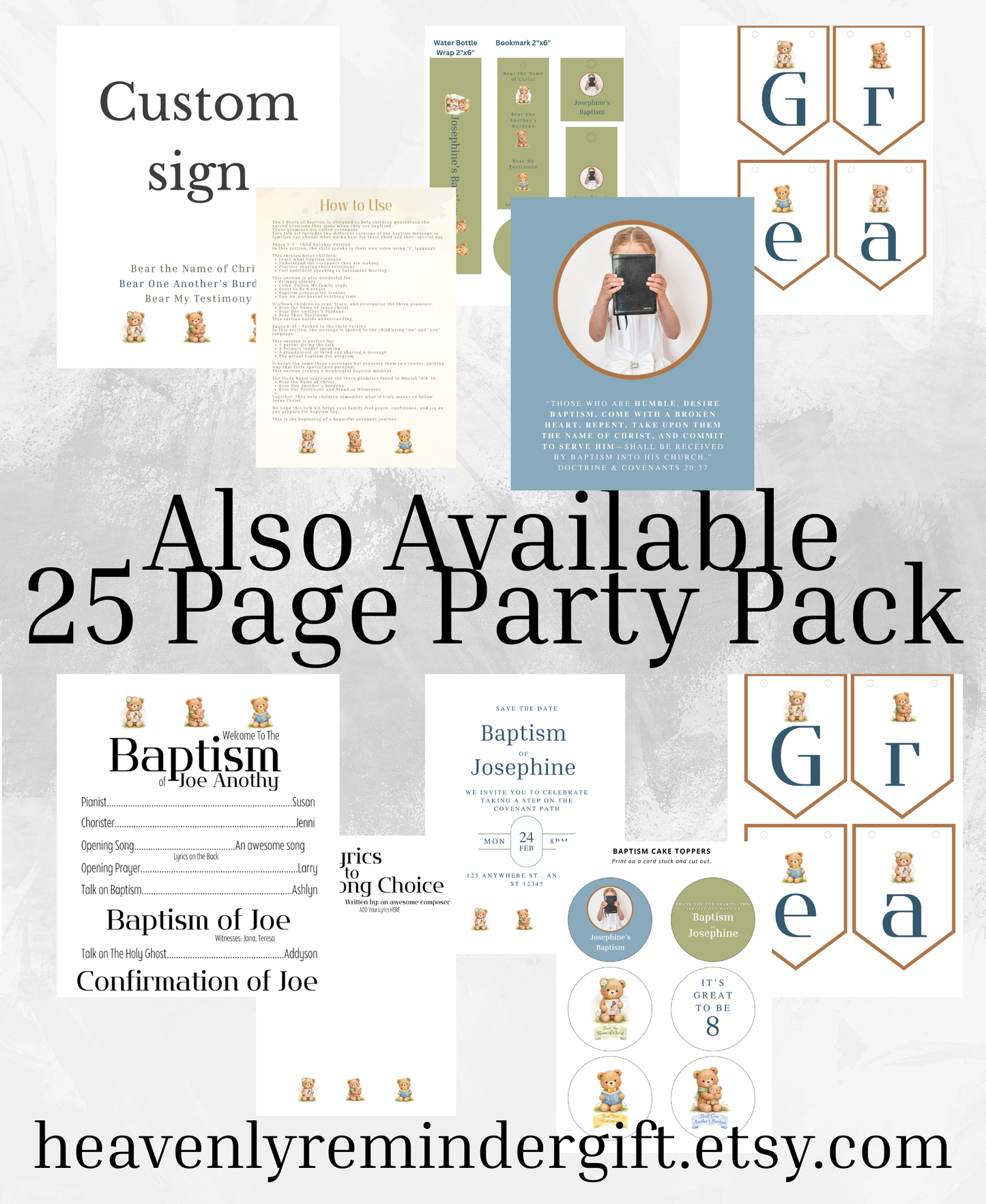 3 Bears of Baptism Talk