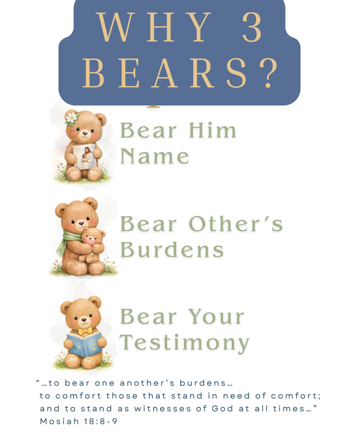 3 Bears of Baptism Talk