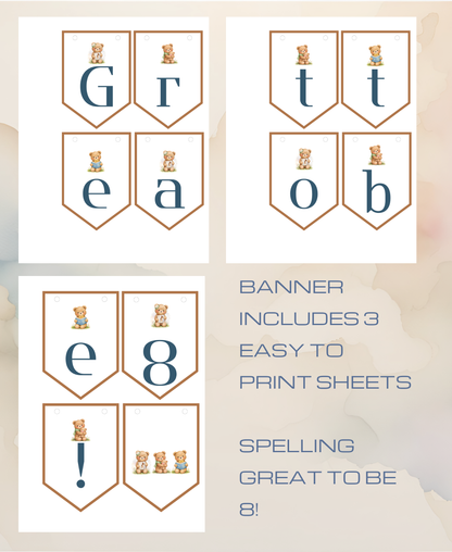 3 Bears of Baptism Printable Bundle
