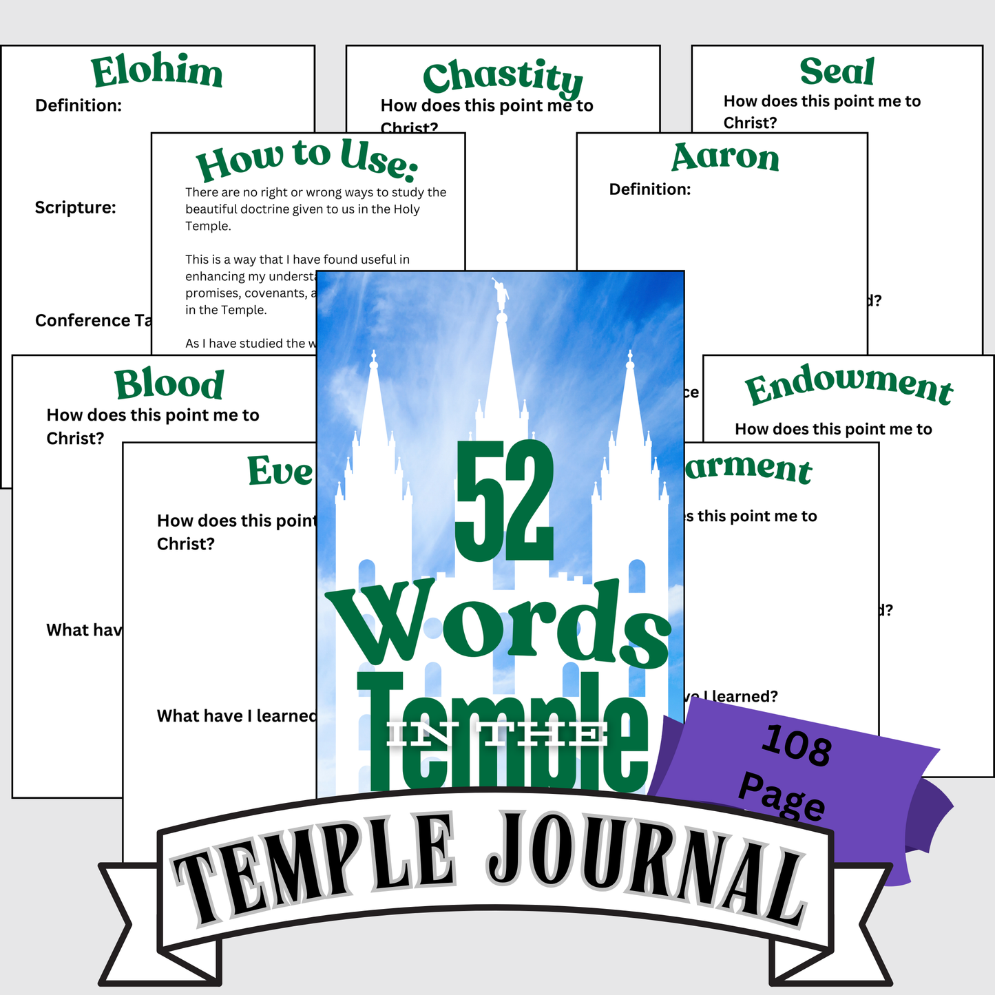 Temple Workbook | Printable