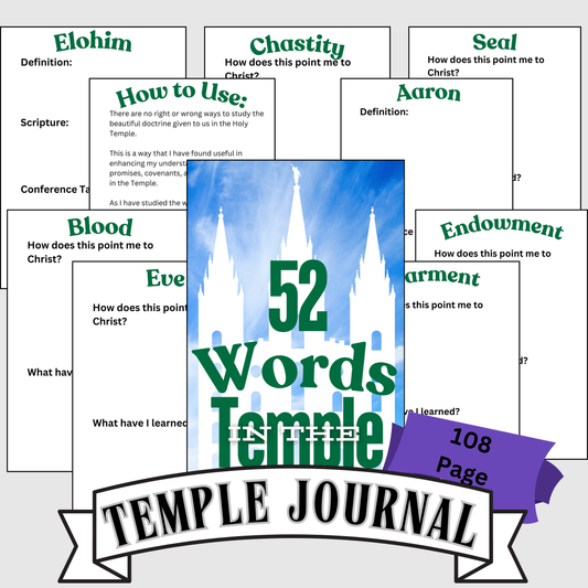 Temple Workbook | Printable