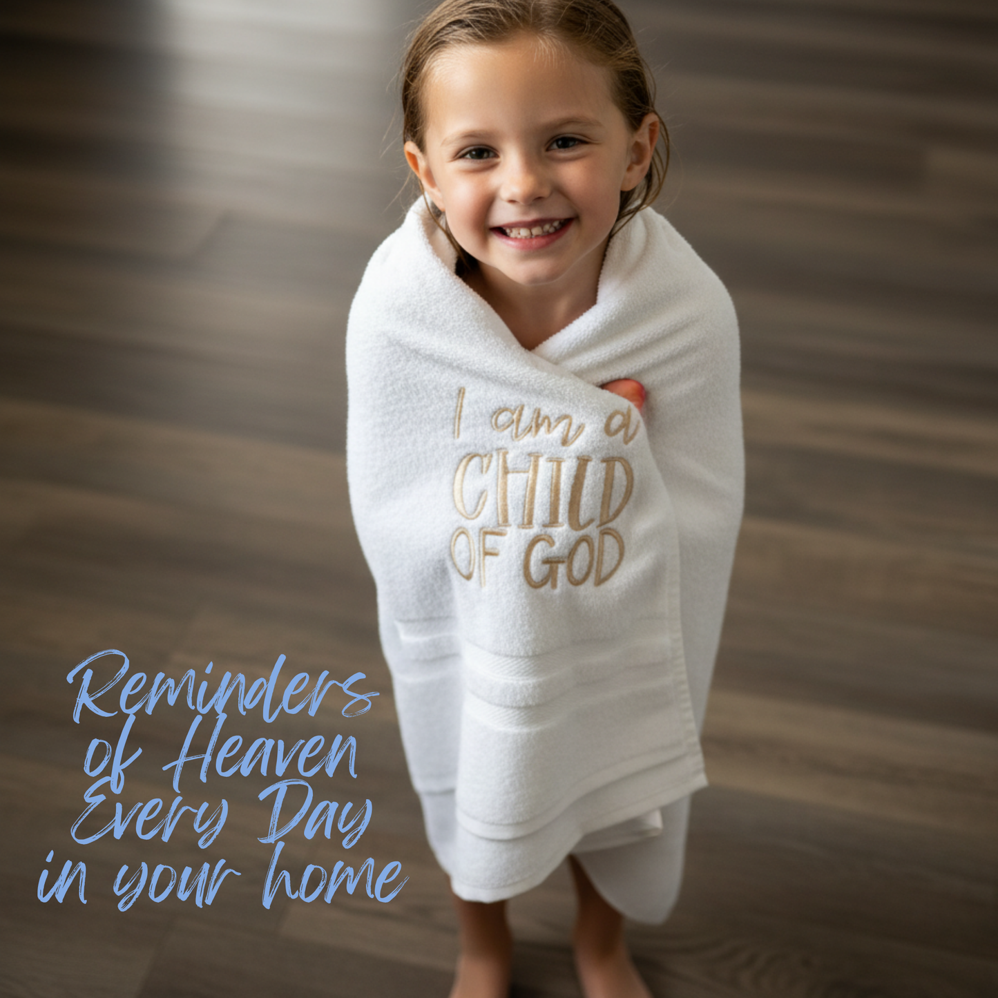Child of God | Personalized LDS Baptism Towel