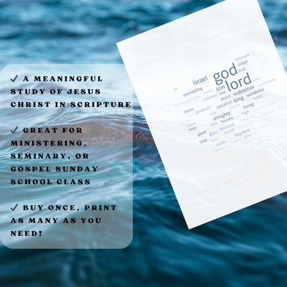 52 Names of Jesus Christ Study Guide Notebook | Old Testament