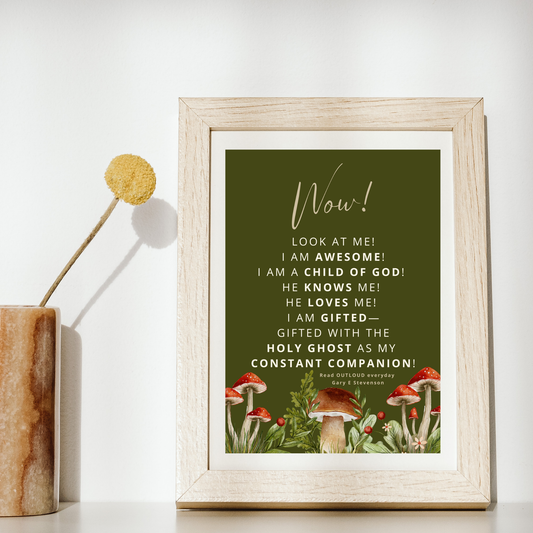Wow! Look at Me Manifestation | Child of God Printable