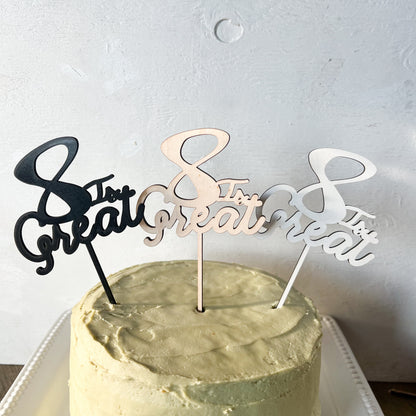 CTR Baptism Cake Topper