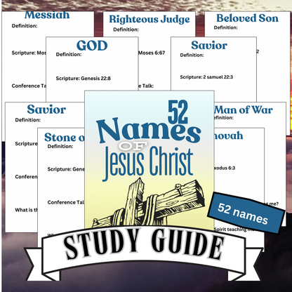 52 Names of Jesus Christ Study Guide Notebook | Old Testament