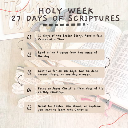 Holy Week 27 Day Advent Countdown