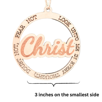 Look Unto Christ Ornament