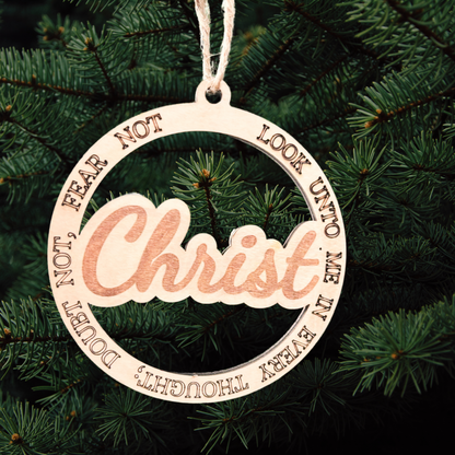 Look Unto Christ Ornament