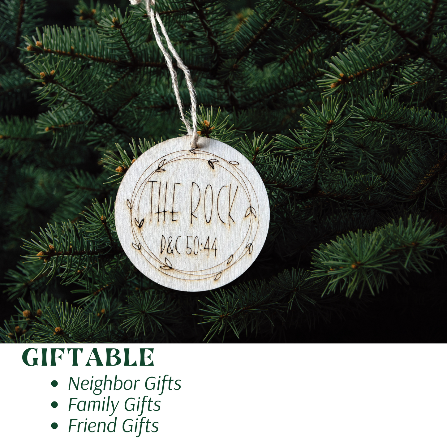 25 Names of Christ Wooden Ornament Set – Doctrine & Covenants Collection