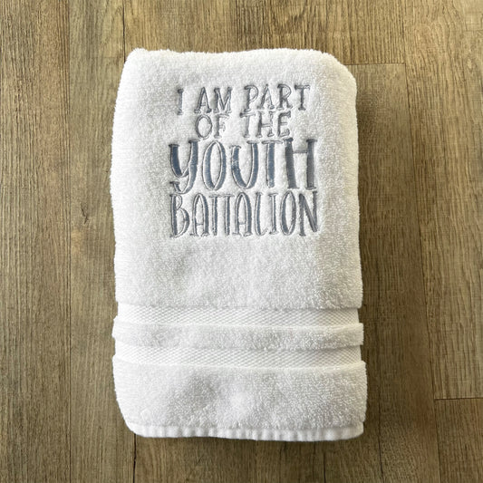 Youth Battalion Embroidered Towel