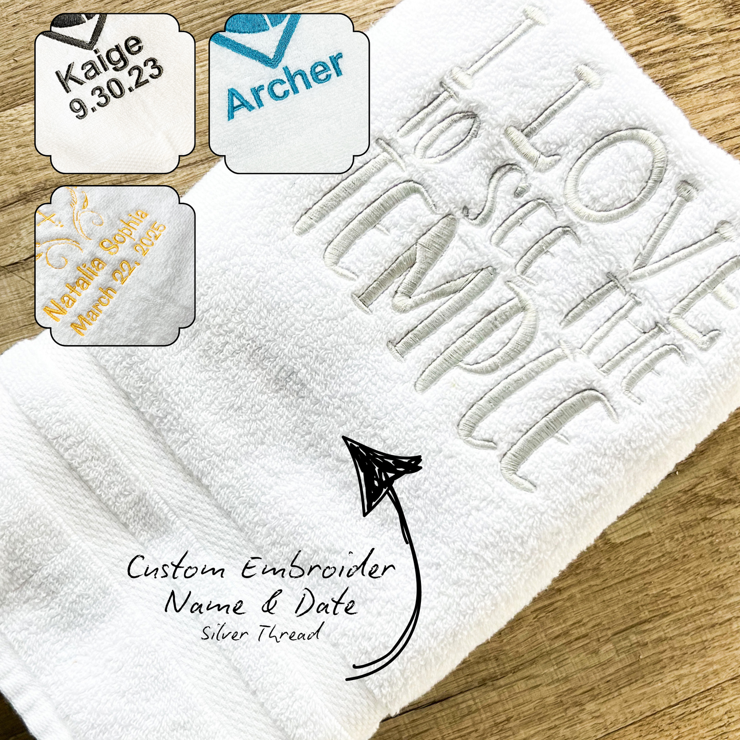 I Love to See the Temple – LDS Baptism Towel for Kids