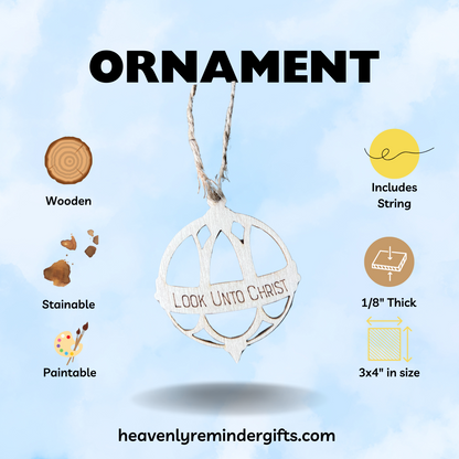 Set of 50 - "Look Unto Christ" Ornaments