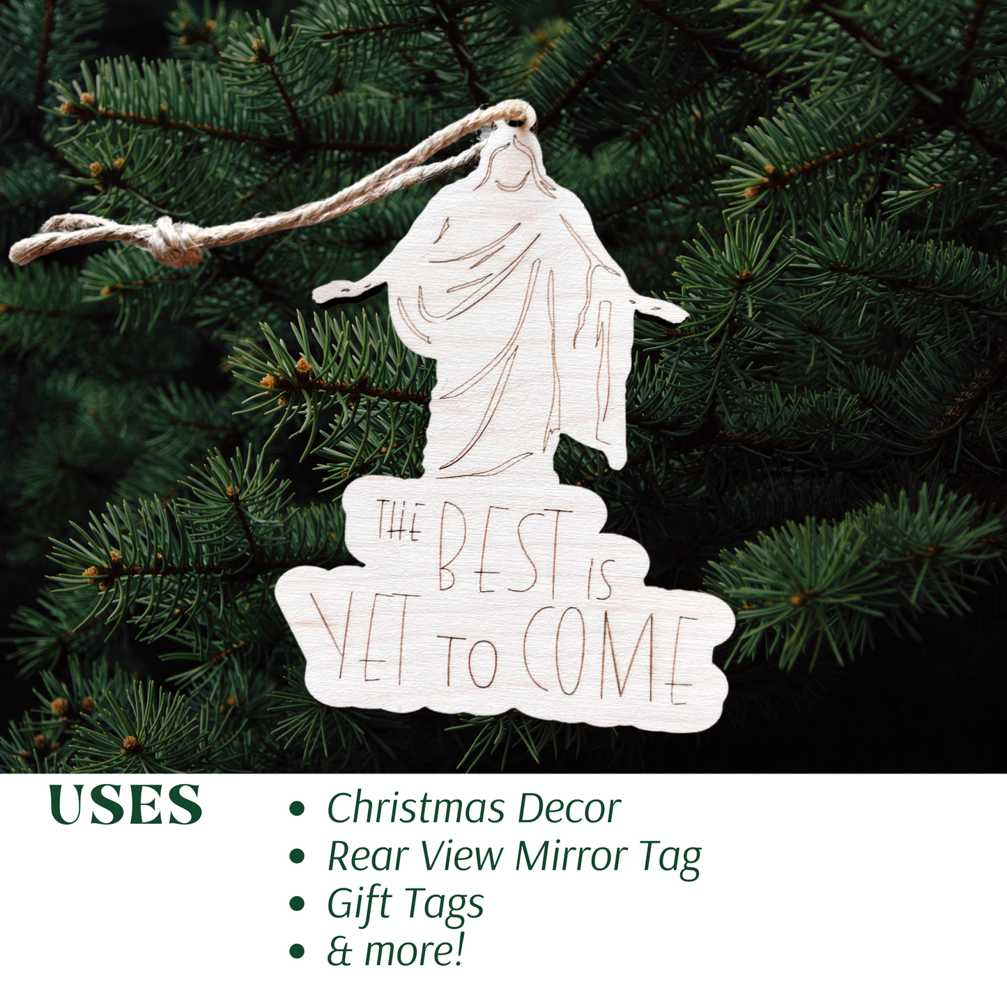 Set of 50 - "The Best is Yet to Come" Ornaments