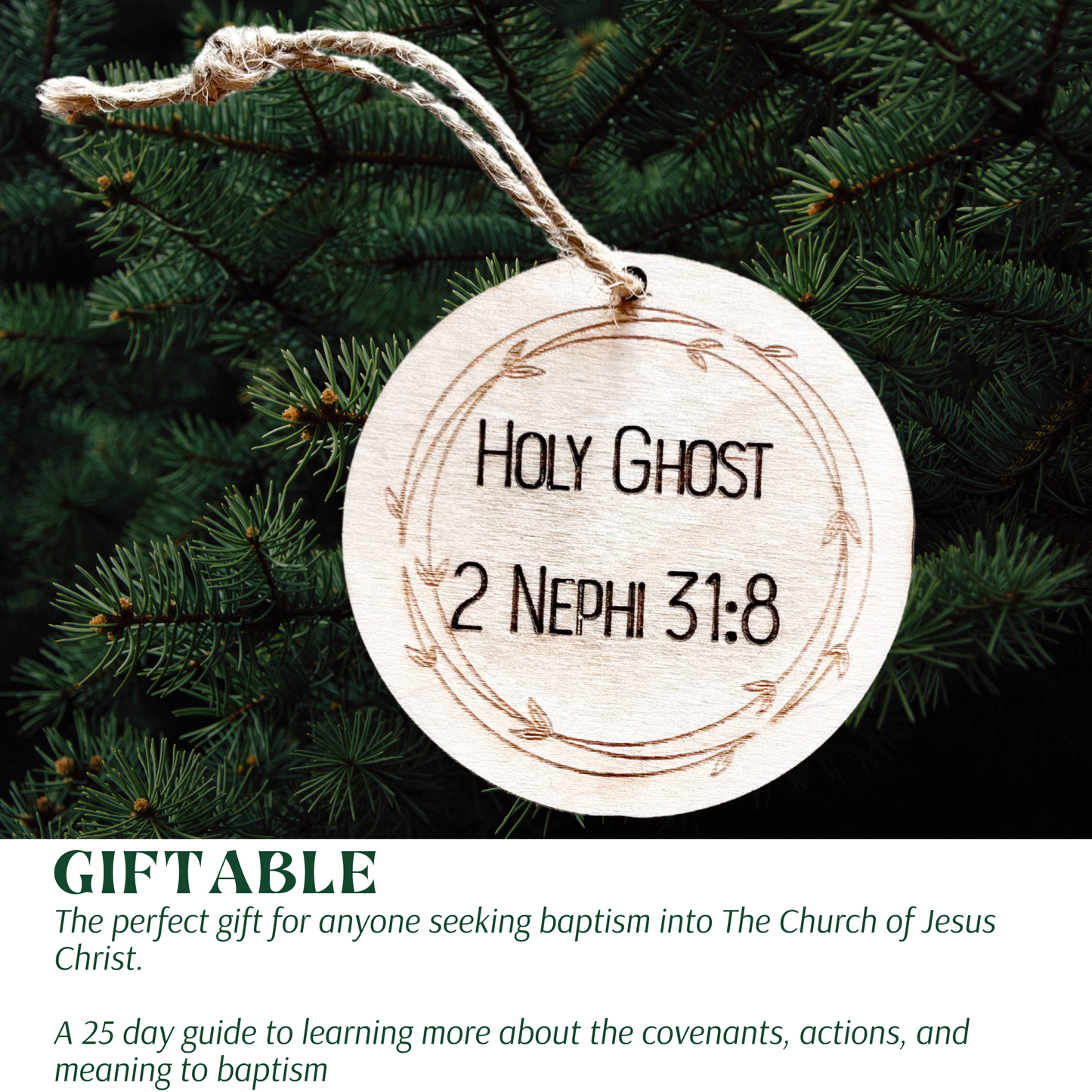 Faith Centered Advent Ornaments