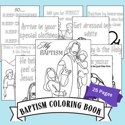 Baptism Coloring Book for Kids