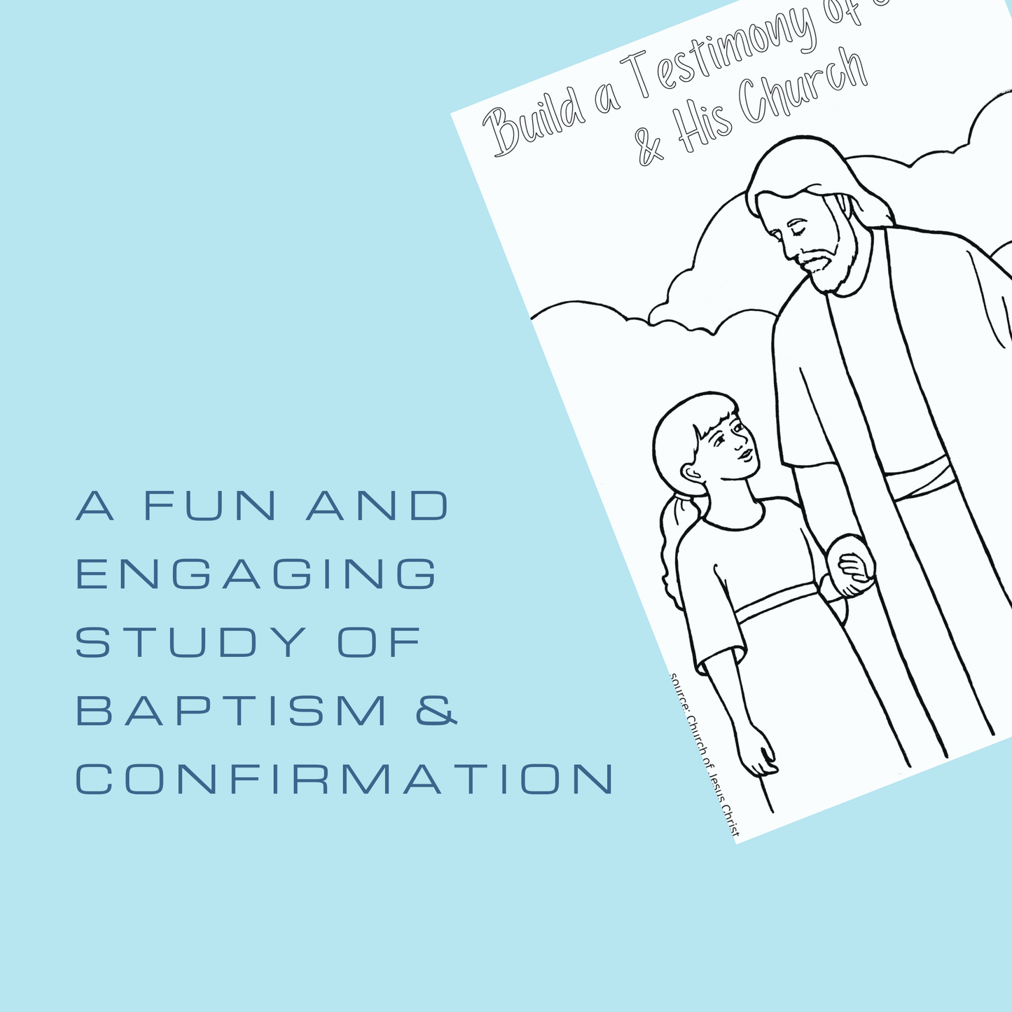 Baptism Coloring Book for Kids