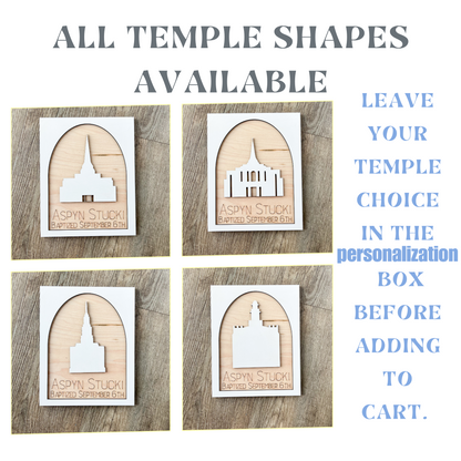 Temple Wall Sign