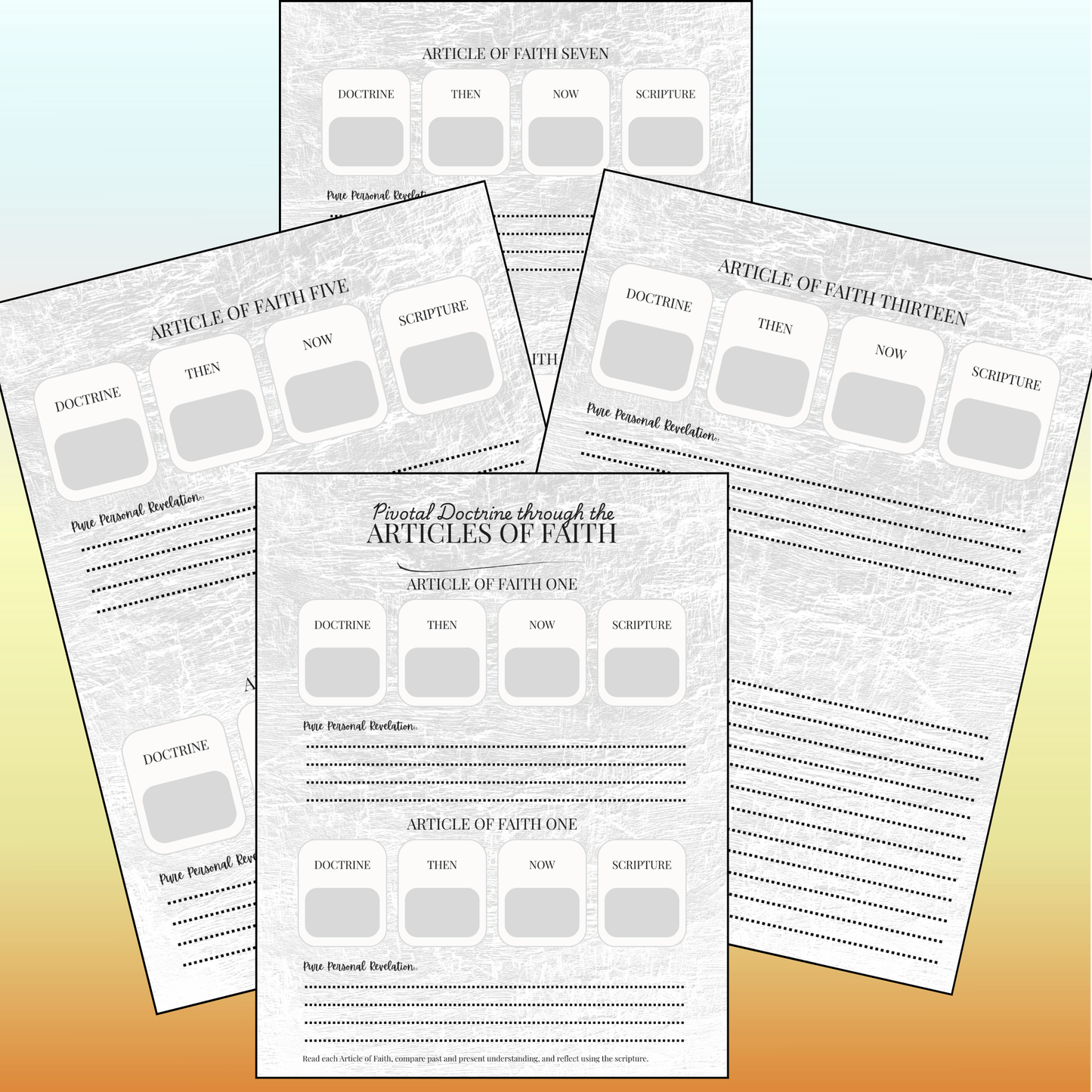 Articles of Faith Study Guide | Printable