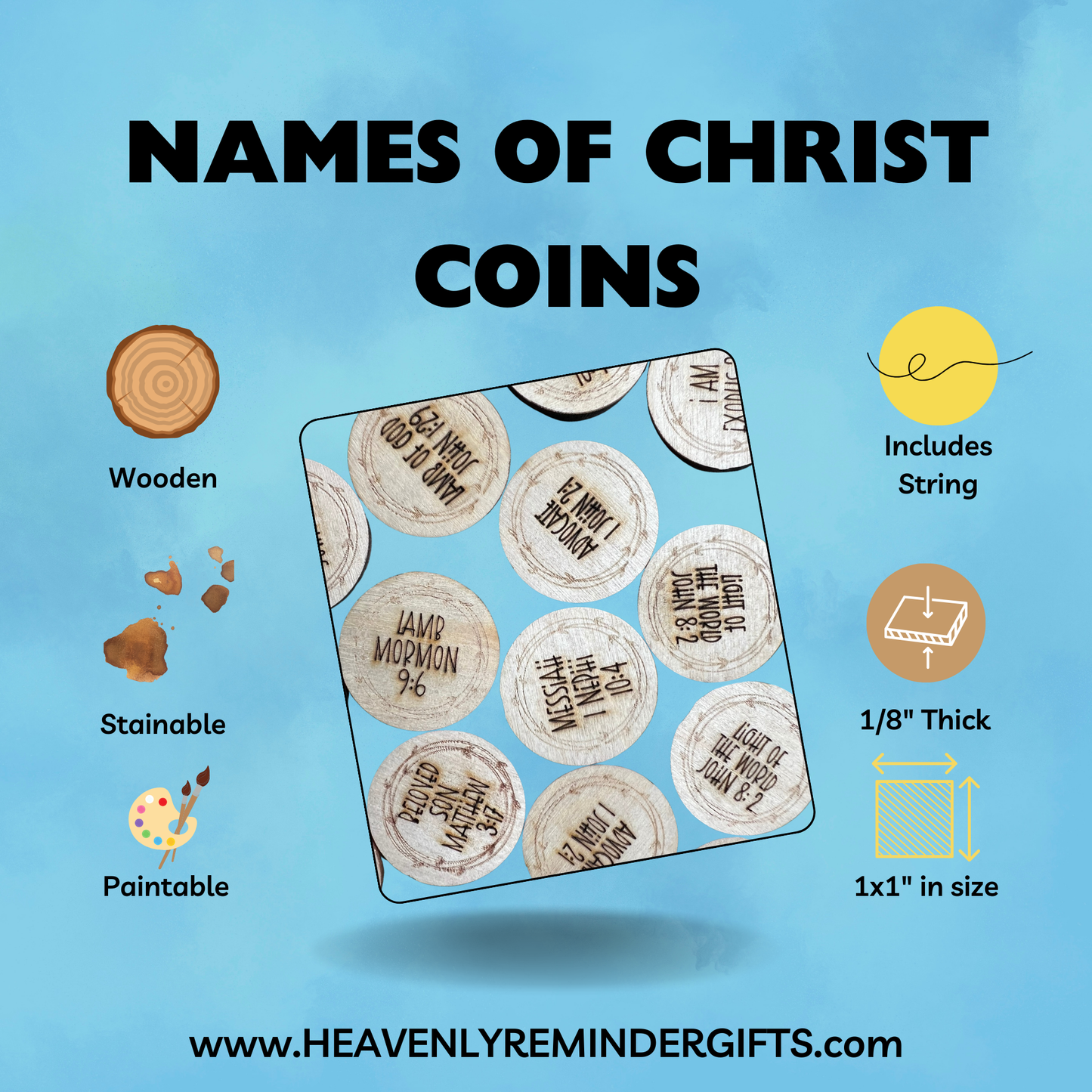 Faith Centered Advent Coins