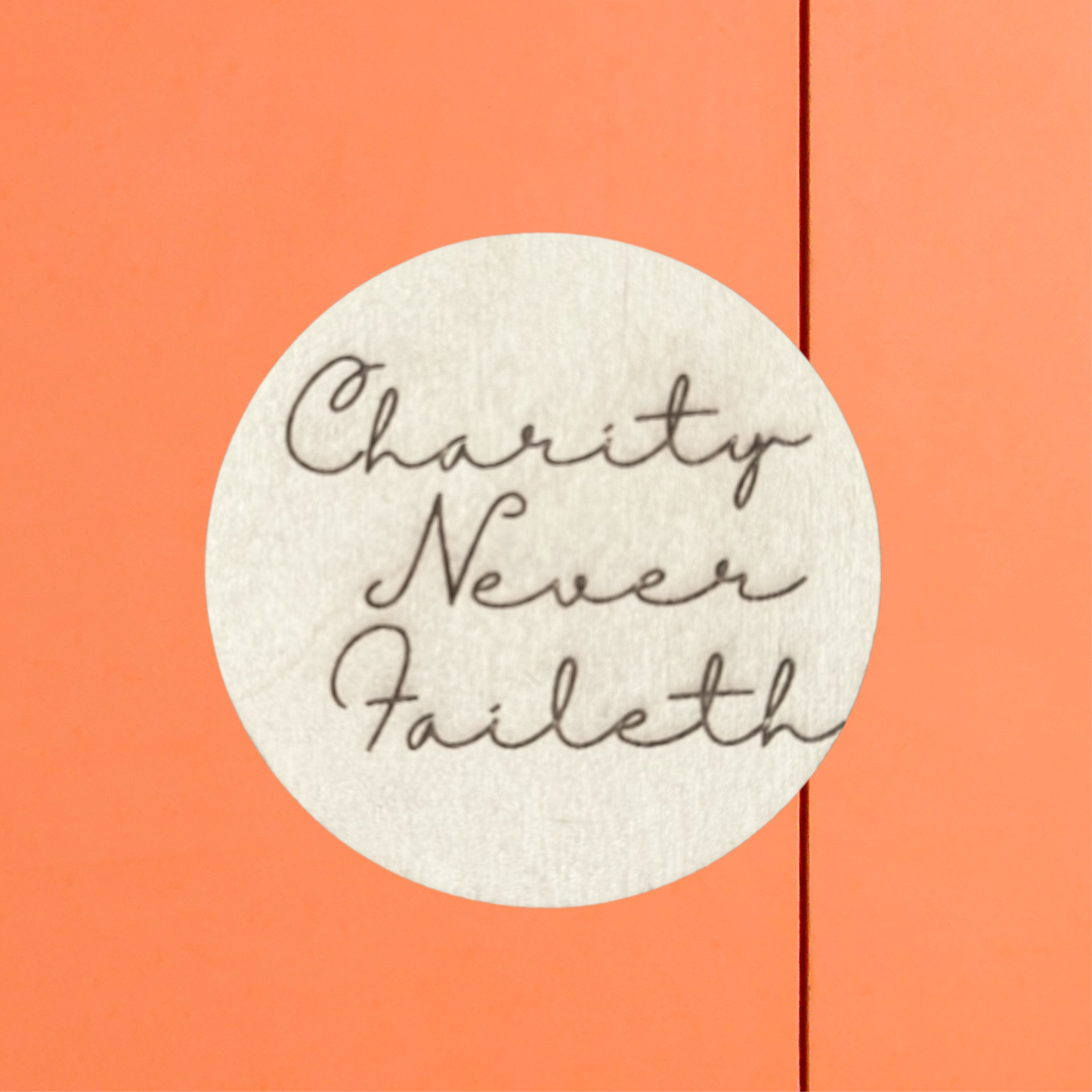 Relief Society Magnet | Charity Never Failth
