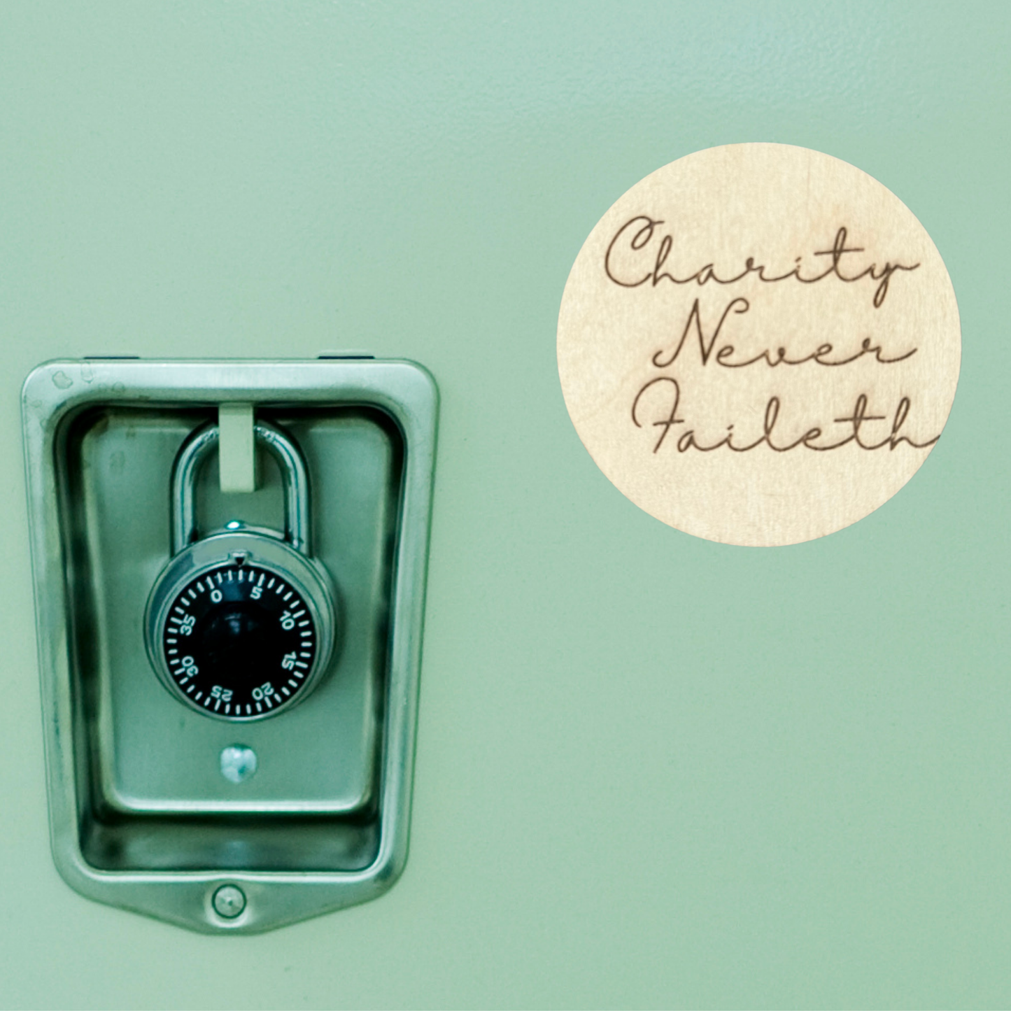 Relief Society Magnet | Charity Never Failth