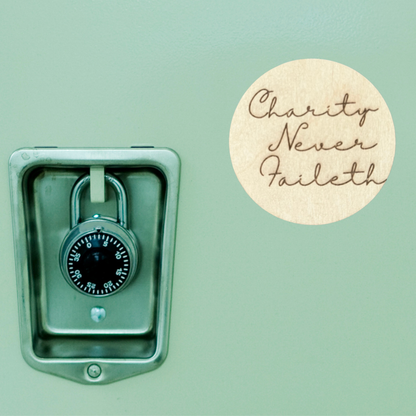 Relief Society Magnet | Charity Never Failth
