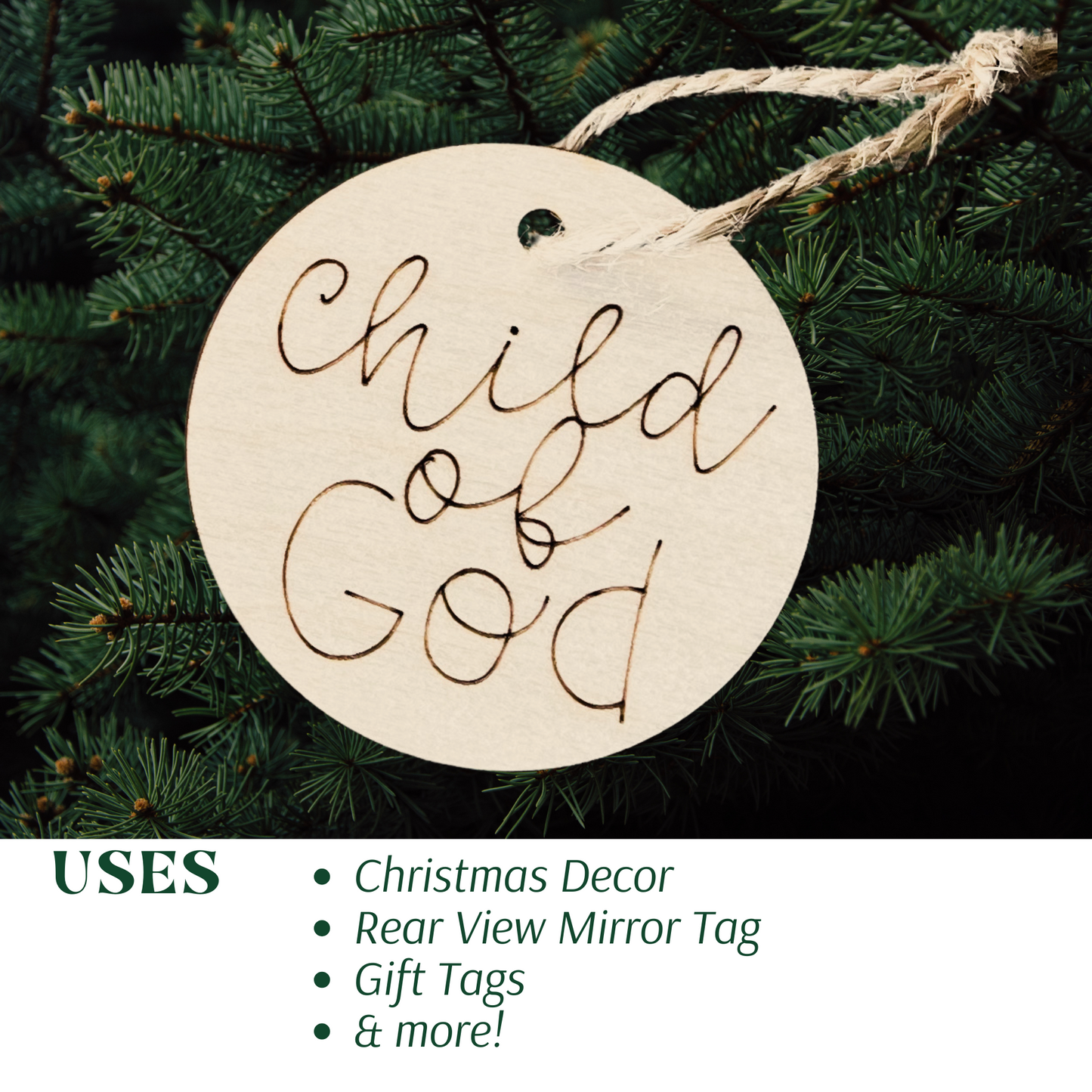 Child of God Christmas Ornament