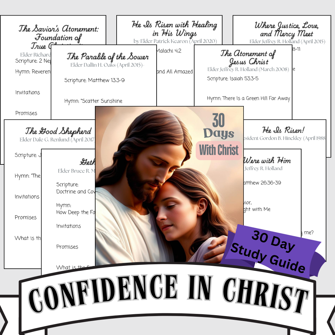 30 Day Build Confidence in Jesus Christ Notebook