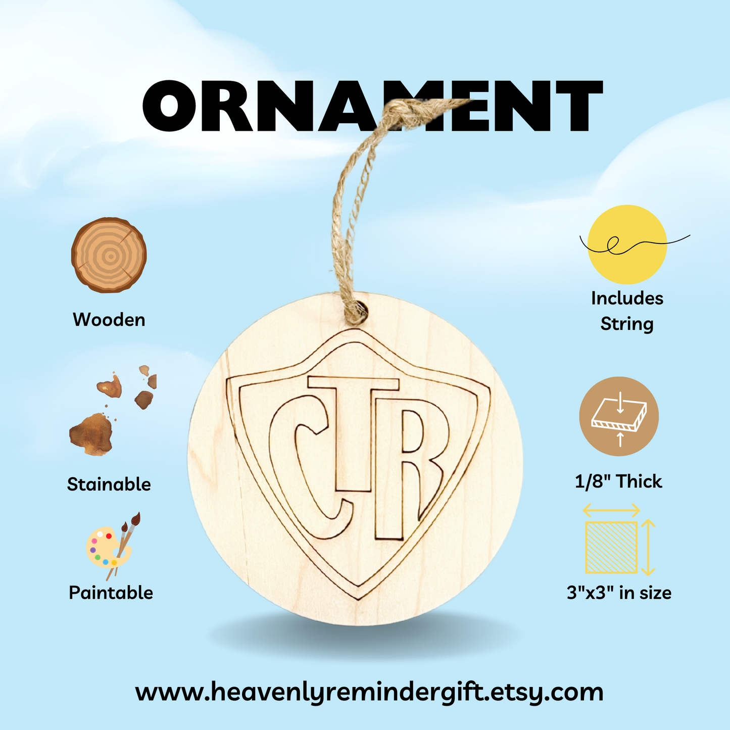 CTR Round Ornament