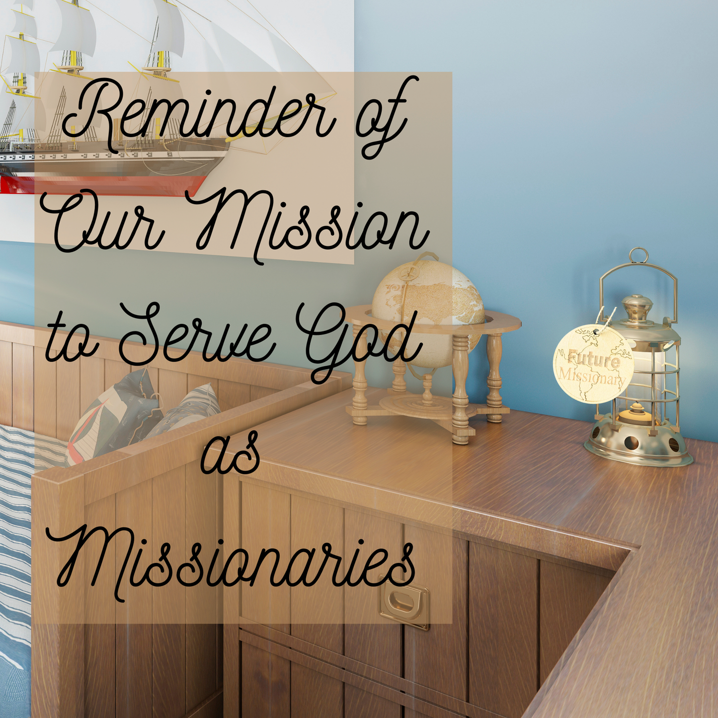 Future Missionary Ornament | Globe