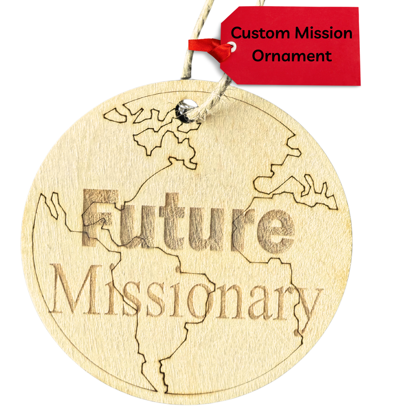 Future Missionary Ornament | Globe